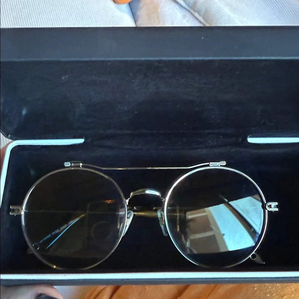 Givenchy Gold Frame Round Sunglasses - Picture 10 of 13
